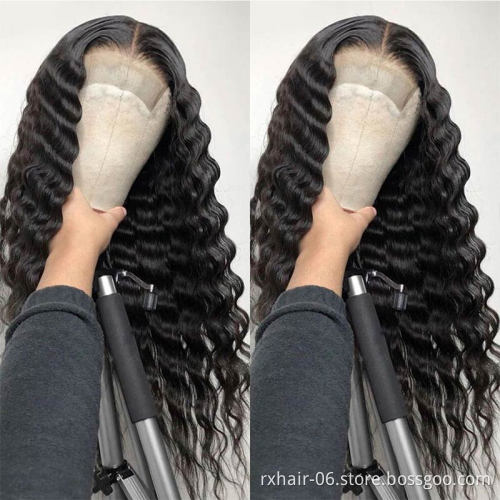 Brazilian Lace Front Wigs Loose Deep Human Hair Wig For Black Women Glueless Cuticle Aligned Lace Frontal Closure Wigs